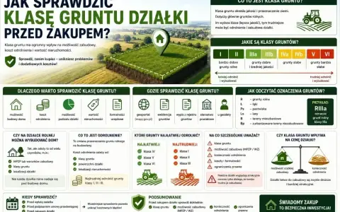 Klasyfikacja gruntów budowlanych: sprawdź klasę gruntu przed zakupem, by uniknąć problemów i kosztów. Dowiedz się, jak odczytać oznaczenia i co wpływa na wartość działki.